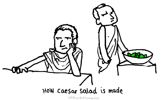 How Caesar Salad is Made